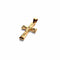 Pendentif Croix avec Christ en or jaune 18 carats 58 Facettes NG00OG02ABZML