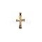 Pendentif Croix avec Christ en or jaune 18 carats 58 Facettes NG00OG02ABZML
