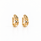 Boucles d'oreilles Boucles d'oreilles lobe torchon en or jaune 18 carats 58 Facettes MA00OG71D00FH