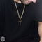 Collier Collier corde laser en or jaune 18 carats 58 Facettes 47210240
