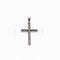 Pendentif Croix en or blanc 18 carats et diamants 58 Facettes 47298385