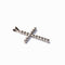Pendentif Croix en or blanc 18 carats et diamants 58 Facettes 47298385
