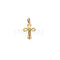 Pendentif Pendentif croix avec Christ en or jaune 18 carats 58 Facettes NG00OG09A0AGA