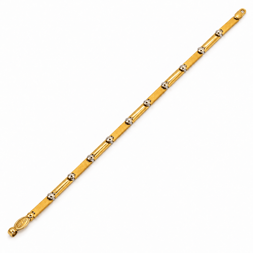 Bracelet Bracelet à plaques en or jaune 18 carats 58 Facettes 47298941