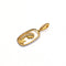 Pendentif Ciondolo madonnina stilizzata oro 18 carati 58 Facettes NM01OG18ABBAR