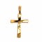 Pendentif Croix stylisée en or jaune 18 carats 58 Facettes 93483100