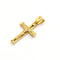 Pendentif Croix avec Christ en or jaune 18 carats 58 Facettes 93483087