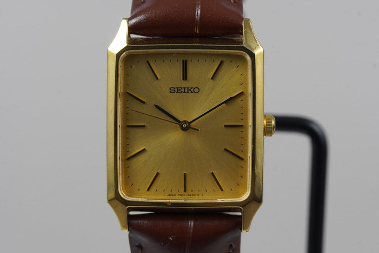 Montre Seiko Tank - Montre quartz 7N01-5180 58 Facettes TOT-11282