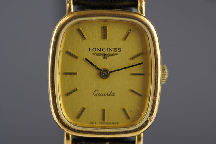 Montre Longines - Montre Tonneau Quartz plaqué or 58 Facettes TOT-10730