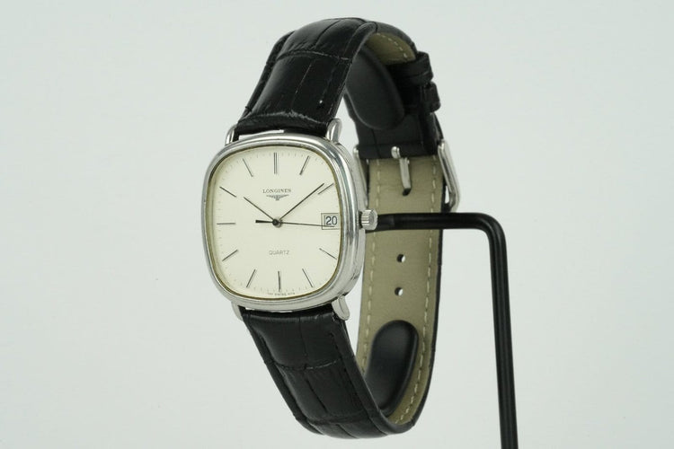 Montre Longines TV - Montre quartz en acier 58 Facettes TOT-01495