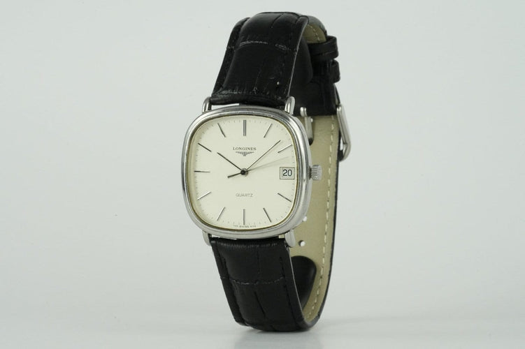 Montre Longines TV - Montre quartz en acier 58 Facettes TOT-01495