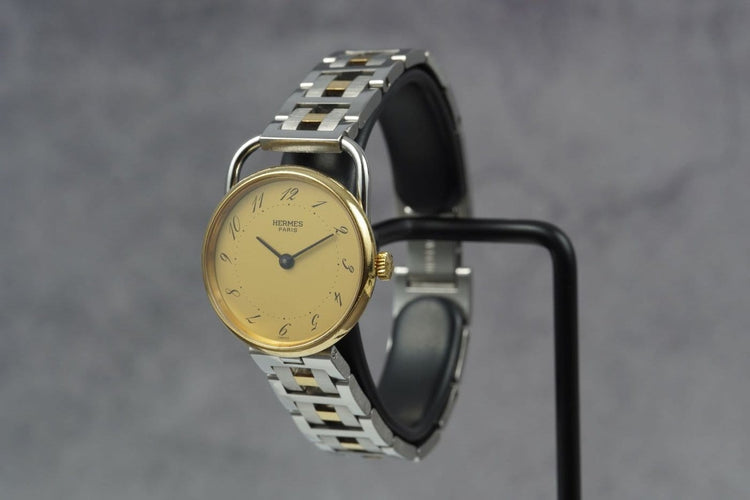 Montre Hermès Arceau - Montre en or jaune et acier 58 Facettes TOT-11230