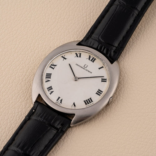 Montre Universal Genève C-Shape - Montre acier réf. 842111 58 Facettes TOT-10694