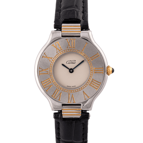 Montre Cartier Must de 21 - Montre en or et acier 58 Facettes TOT-01935