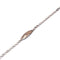 Bracelet Cheval - Bracelet satiné avec plaque en or blanc 18 carats 58 Facettes CB00OB01ADAOA
