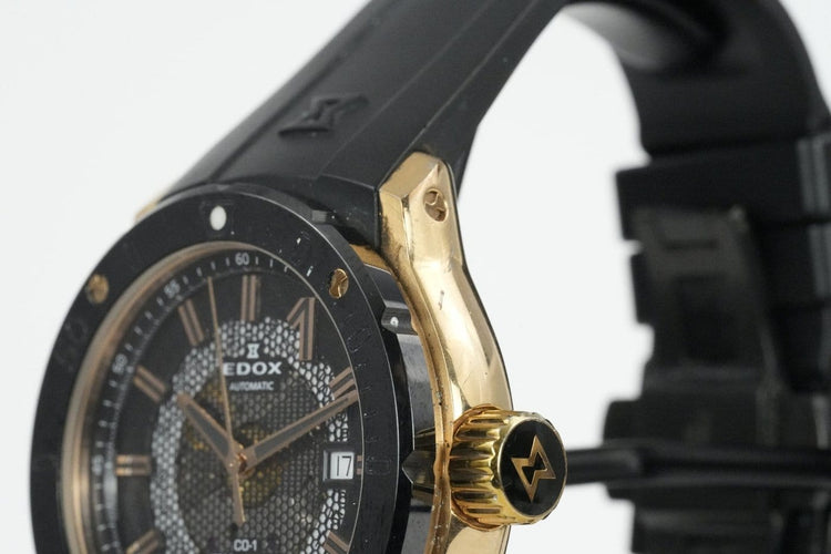 Montre Edox Chronoffshore-1 - Montre automatique 80099 37R NIR 58 Facettes TOT-10349