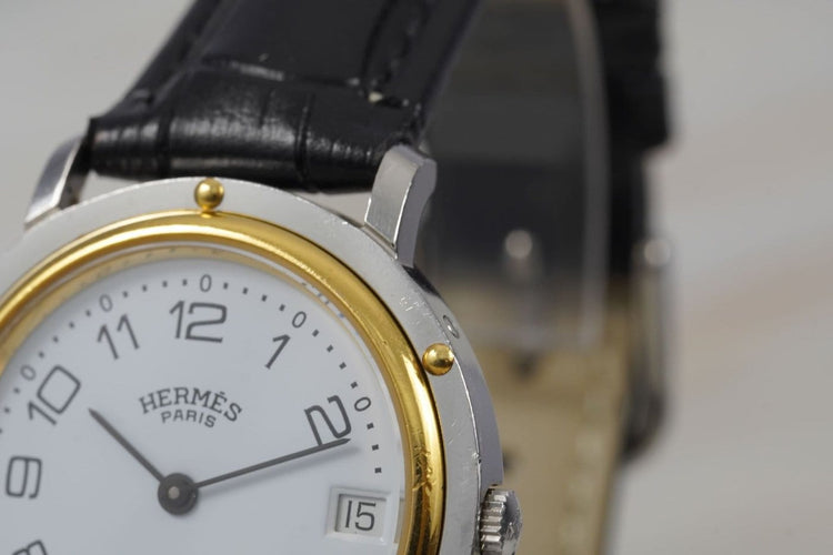 Montre Hermès Clipper - Montre femme en acier 58 Facettes TOT-11156