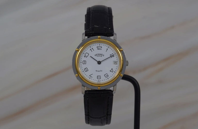 Montre Hermès Clipper - Montre femme en acier 58 Facettes TOT-11156