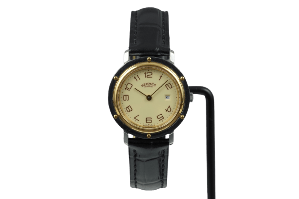 Hermès Clipper - Montre en acier 58 Facettes TOT-11228