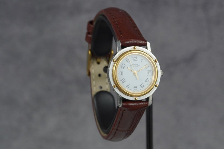 Montre Hermès Clipper - Montre en acier 58 Facettes TOT-11285