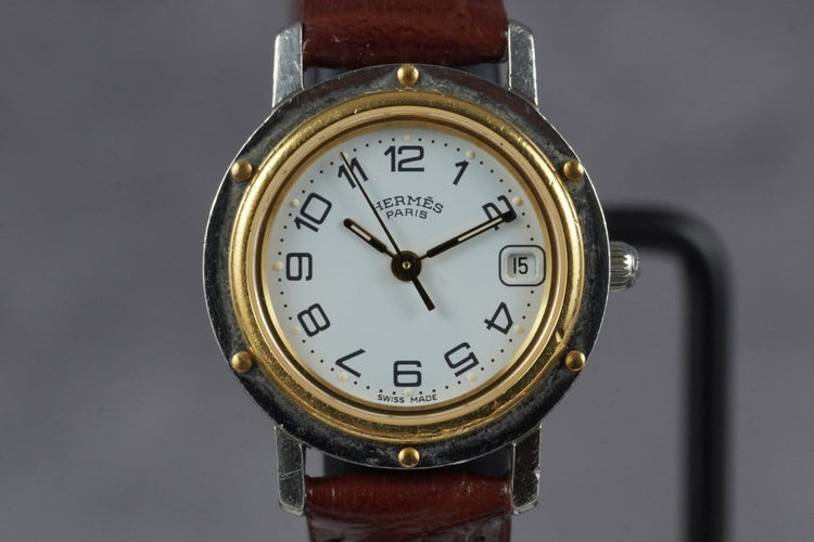 Montre Hermès Clipper - Montre en acier 58 Facettes TOT-11285