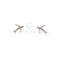 Boucles d'oreilles Orecchini rondini oro bianco 18 carati 58 Facettes 47299474