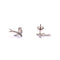 Boucles d'oreilles Orecchini rondini oro bianco 18 carati 58 Facettes 47299474