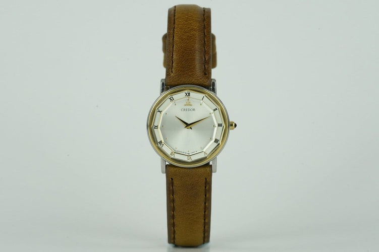 Montre Seiko Credor - Montre 2F70-3000 en or jaune et acier 58 Facettes TOT-01668