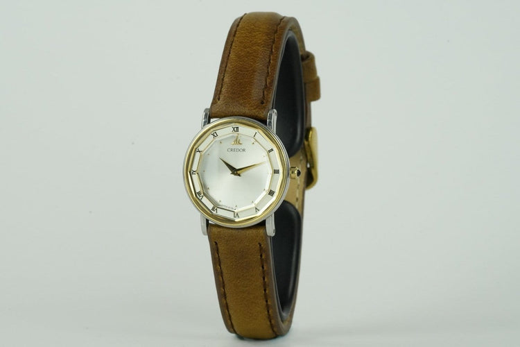 Montre Seiko Credor - Montre 2F70-3000 en or jaune et acier 58 Facettes TOT-01668