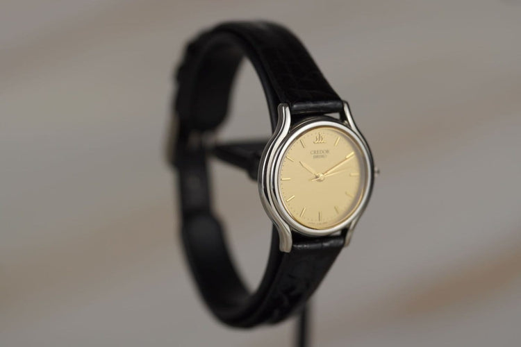 Montre Seiko Credor - Montre femme en acier 4J81-0A40 58 Facettes TOT-11036