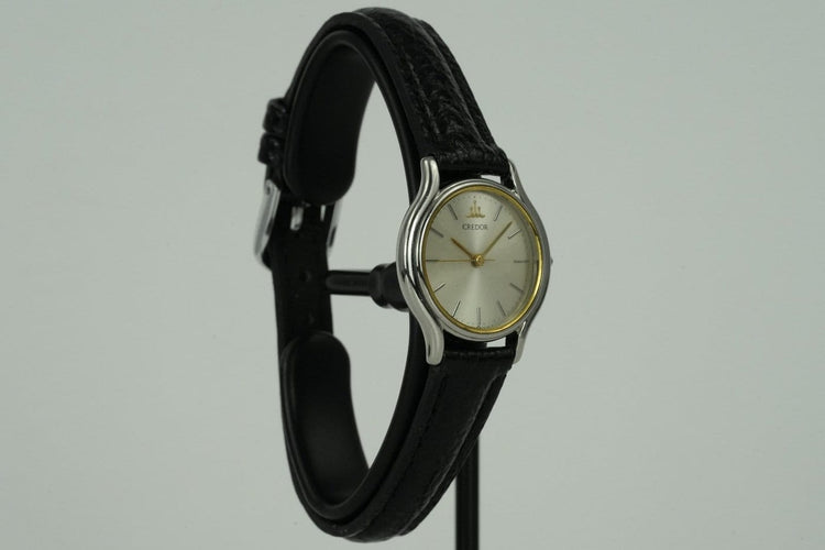 Montre Seiko Credor - Montre 7371-0020 en acier 58 Facettes TOT-10181
