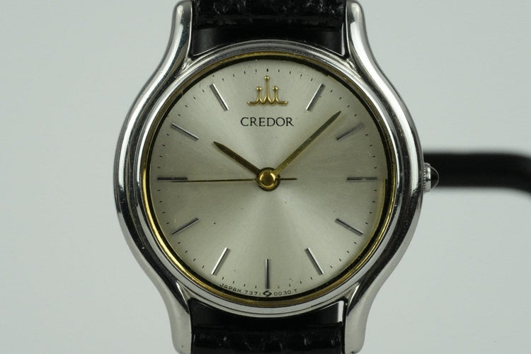 Montre Seiko Credor - Montre 7371-0020 en acier 58 Facettes TOT-10181