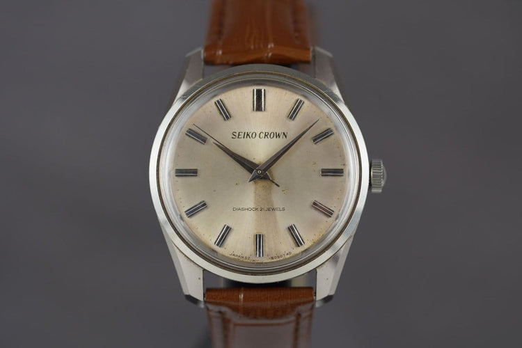 Montre Seiko Crown - Montre homme 57-8010 en acier 58 Facettes TOT-10766