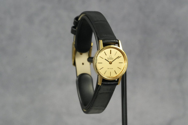 Montre Omega De Ville - Montre femme plaquée or 58 Facettes TOT-01466
