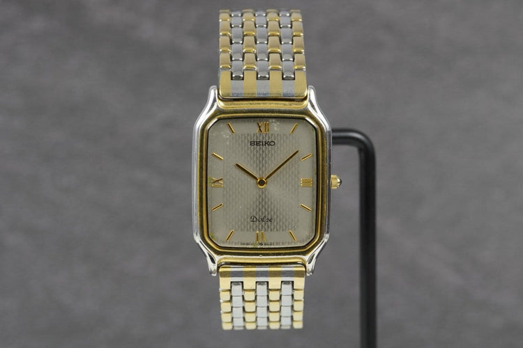 Montre Seiko Dolce Tank - Montre en acier 58 Facettes TOT-11279