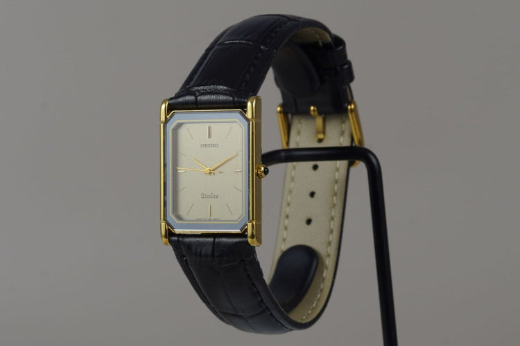 Montre Seiko Dolce Tank - Montre quartz en acier 58 Facettes TOT-11278