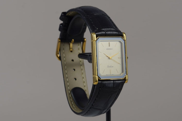 Montre Seiko Dolce Tank - Montre quartz en acier 58 Facettes TOT-11278