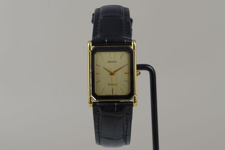 Montre Seiko Dolce Tank - Montre quartz en acier 58 Facettes TOT-11278