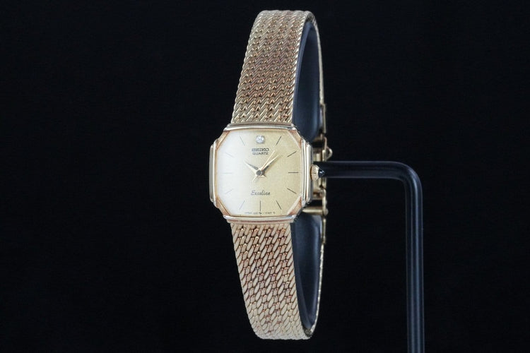 Montre Seiko Exceline - Montre femme en acier couleur or 58 Facettes TOT-01722