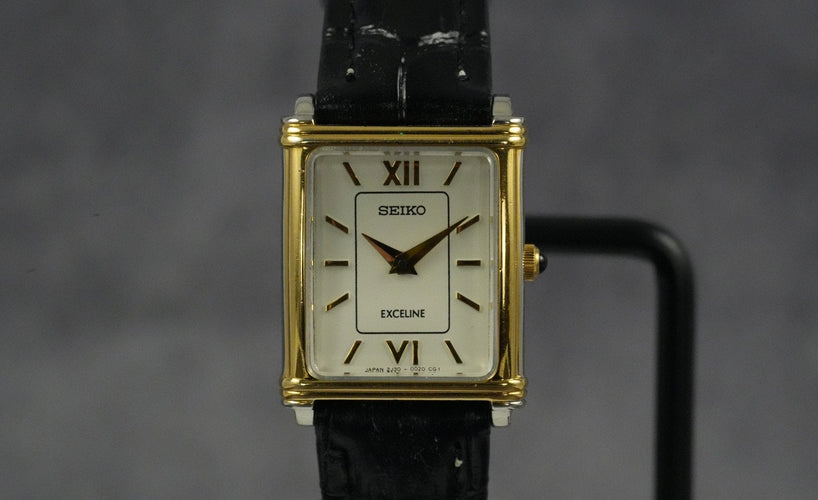 Seiko Exceline - Zegarek kwarcowy ze stali 58 Facettes TOT-01458