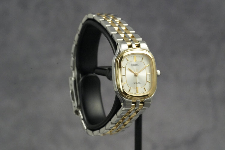 Seiko Exceline - Steel quartz watch 58 Facettes TOT-01578