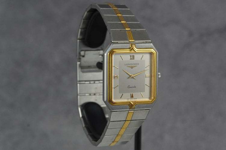 Longines Flagship Tank - Steel quartz watch 58 Facettes TOT-11254