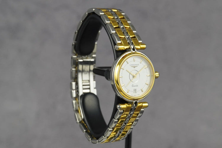 Montre Longines Flagship - Montre femme en acier bicolore 58 Facettes TOT-11331