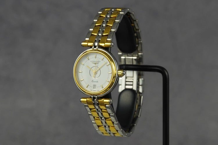 Montre Longines Flagship - Montre femme en acier bicolore 58 Facettes TOT-11331