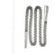 Collier Collier cravate en or blanc 18 ct à franges 58 Facettes 33993