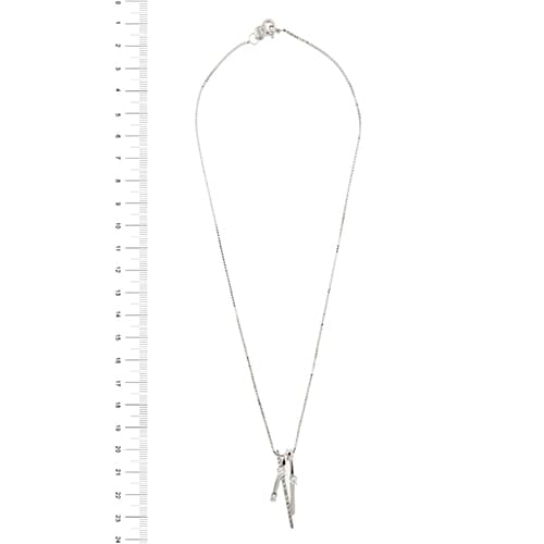 Collier Alfieri & St. John - Collier en or blanc 18 ct avec diamants 58 Facettes 38968