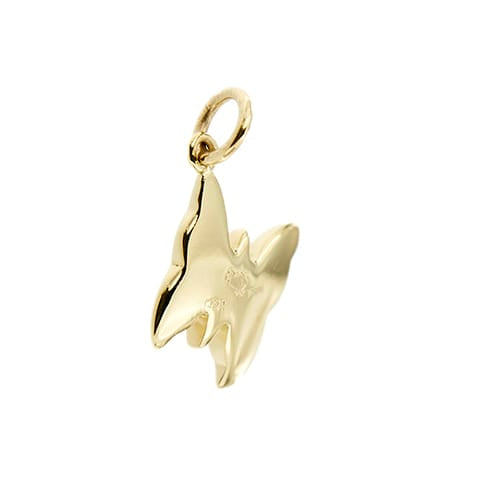Pendentif Dodo - Pendentif papillon en or jaune 18 ct 58 Facettes 39825