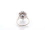 Bague 51 Bague vintage en platine avec saphir et diamants 58 Facettes 27910