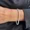 Bracelet Bracelet tennis en or blanc 18 ct et diamants 5,10 ct 58 Facettes 33555