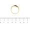 Bague Bague homme bandeau en or jaune et blanc 18 ct avec diamant 58 Facettes 37690